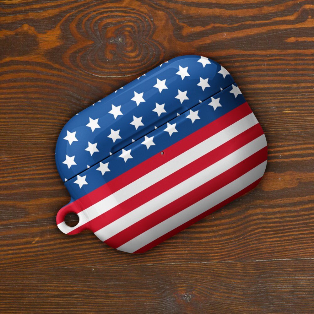 American Flag Custom AirPods Pro Case | Tough AirPods Case - Raiden Gate Design