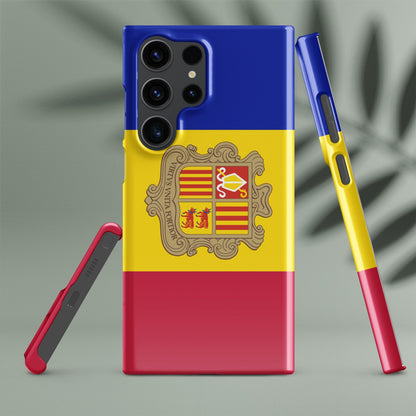 Andorra Flag Samsung Galaxy Phone Case for Samsung S24 and Samsung S23 for Patriots - Raiden Gate Design