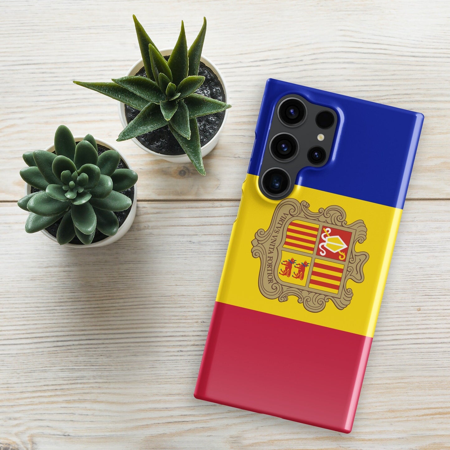 Andorra Flag Samsung Galaxy Phone Case for Samsung S24 and Samsung S23 for Patriots - Raiden Gate Design