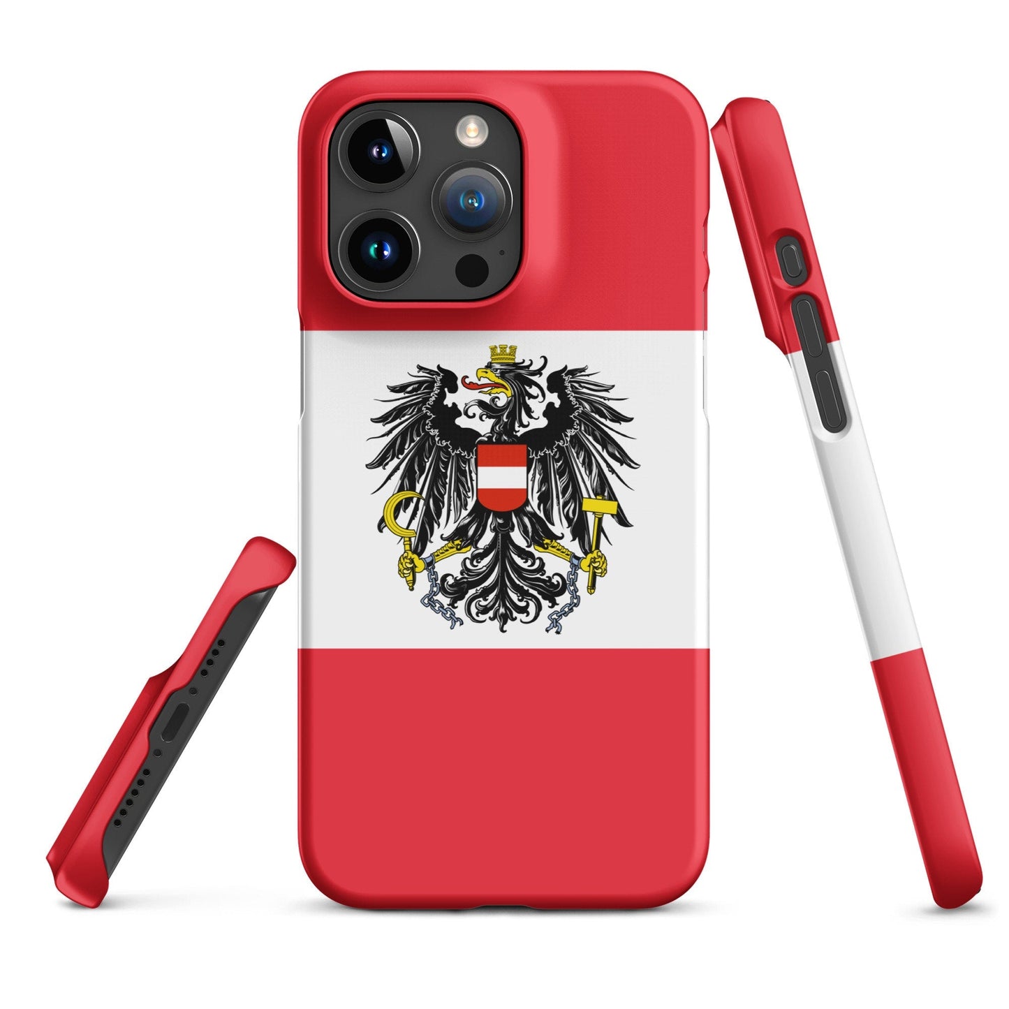 Austria Flag | Aesthetic Phone Case | iPhone 15 Pro Max | Patriotic Phone Case | Tough Case - Raiden Gate Design