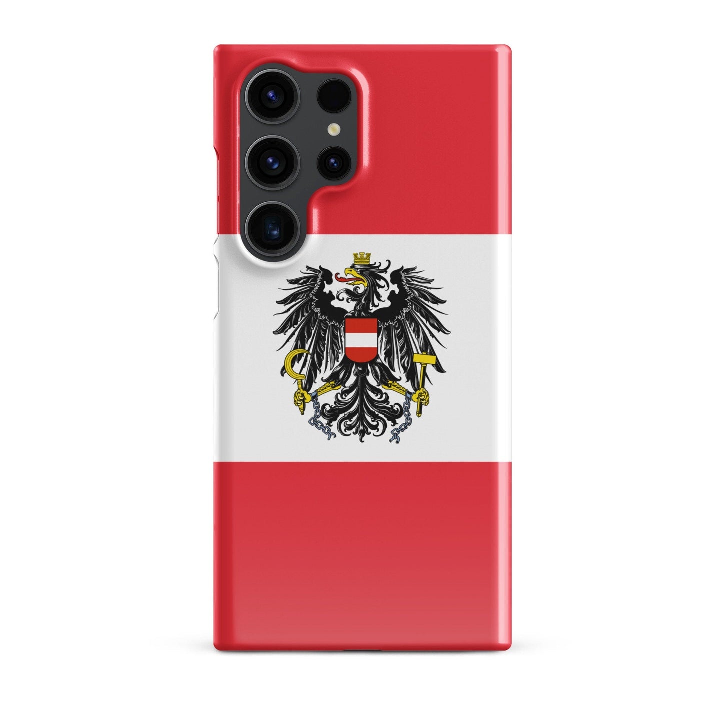 Austria Flag Samsung Galaxy Phone Case for Samsung S24 and Samsung S23 for Patriots - Raiden Gate Design