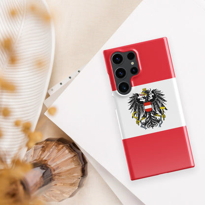 Austria Flag Samsung Galaxy Phone Case for Samsung S24 and Samsung S23 for Patriots - Raiden Gate Design