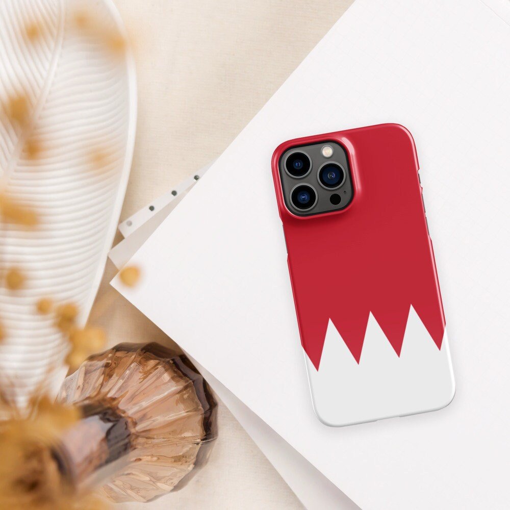 Bahrain Flag | Aesthetic Phone Case | iPhone 15 Pro Max | Patriotic Phone Case | Tough Case - Raiden Gate Design