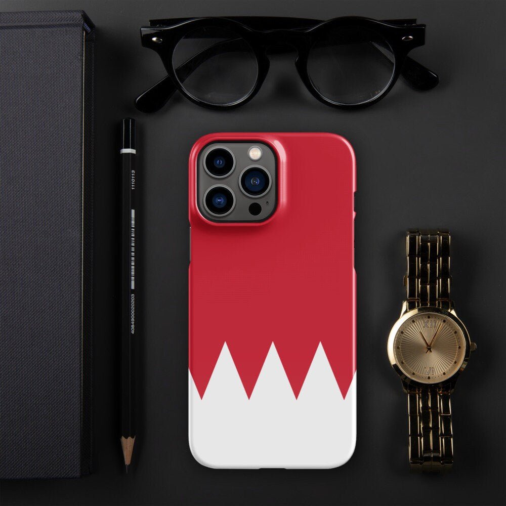 Bahrain Flag | Aesthetic Phone Case | iPhone 15 Pro Max | Patriotic Phone Case | Tough Case - Raiden Gate Design