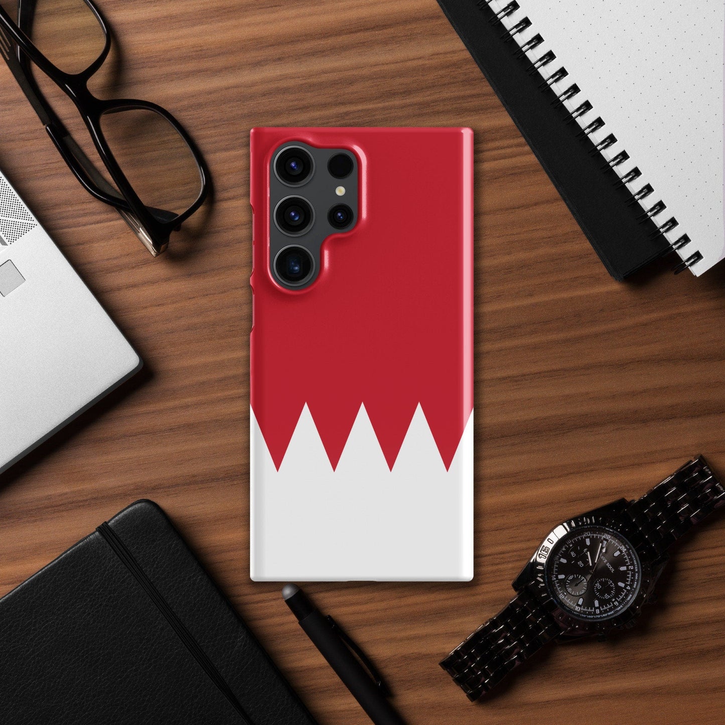 Bahrain Flag Samsung Galaxy Phone Case for Samsung S24 and Samsung S23 for Patriots - Raiden Gate Design