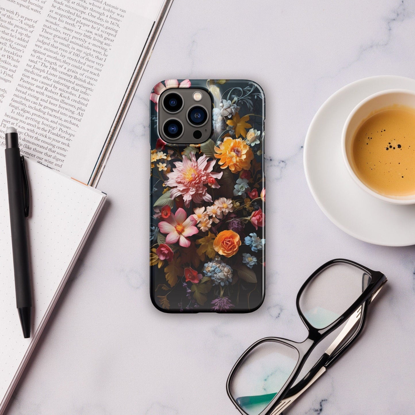 Baroque Plant Phone Case | Botanical Phone Case | Aesthetic Phone Case | Floral Phone Case | Tough Case - Raiden Gate Design