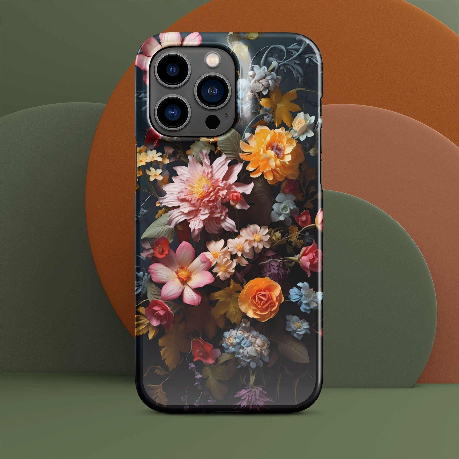 Baroque Plant Phone Case | Botanical Phone Case | Aesthetic Phone Case | Floral Phone Case | Tough Case - Raiden Gate Design