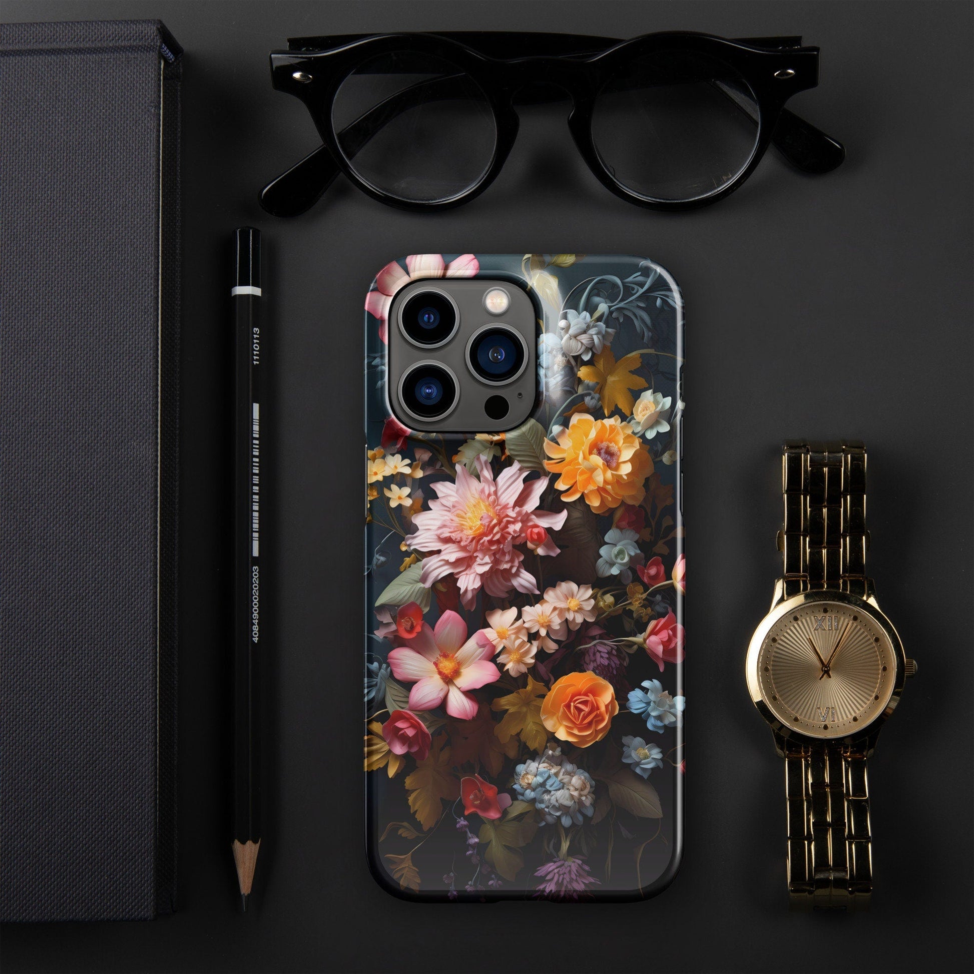 Baroque Plant Phone Case | Botanical Phone Case | Aesthetic Phone Case | Floral Phone Case | Tough Case - Raiden Gate Design