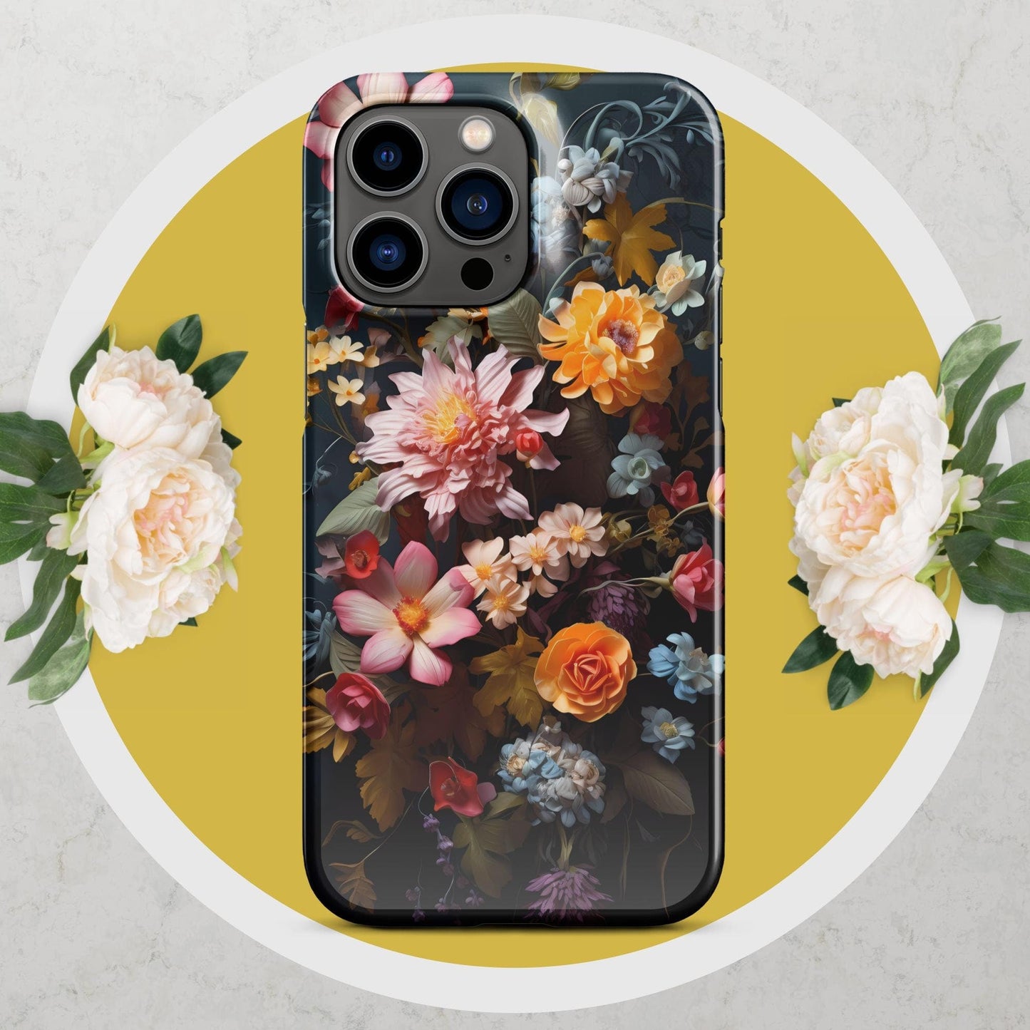 Baroque Plant Phone Case | Botanical Phone Case | Aesthetic Phone Case | Floral Phone Case | Tough Case - Raiden Gate Design