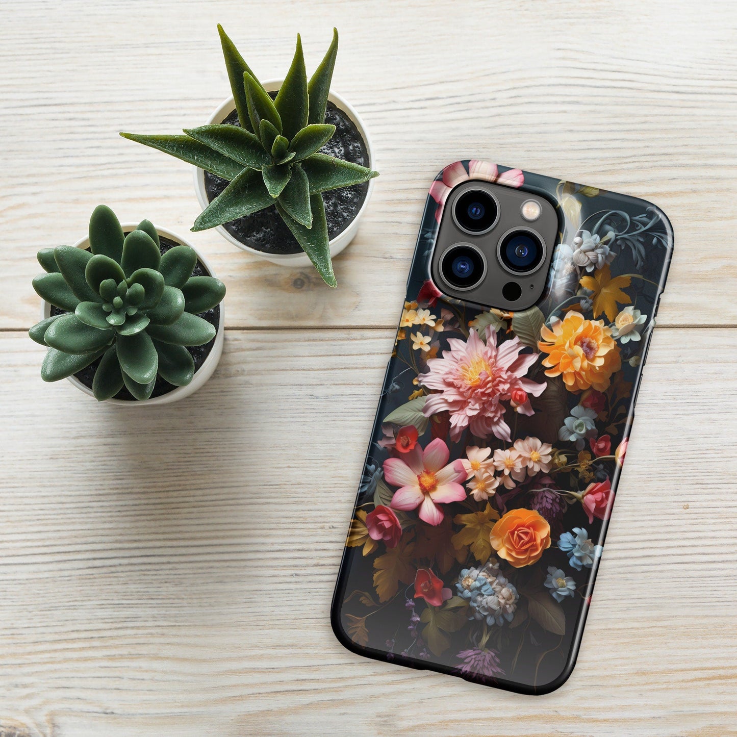 Baroque Plant Phone Case | Botanical Phone Case | Aesthetic Phone Case | Floral Phone Case | Tough Case - Raiden Gate Design