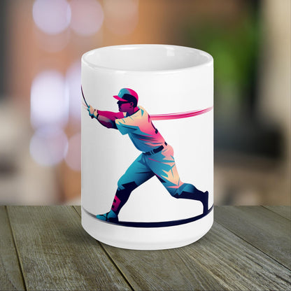 Baseball Mug | Baseball Coach Gift | Neon Color Design for Baseball Mom - Raiden Gate Design