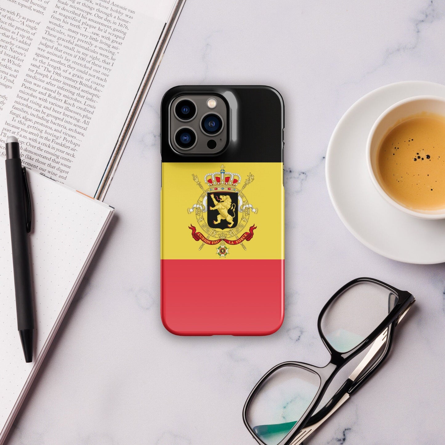 Belgium Flag | Aesthetic Phone Case | iPhone 15 Pro Max | Patriotic Phone Case | Tough Case - Raiden Gate Design