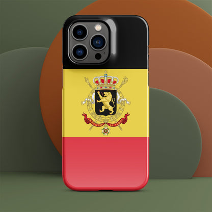 Belgium Flag | Aesthetic Phone Case | iPhone 15 Pro Max | Patriotic Phone Case | Tough Case - Raiden Gate Design