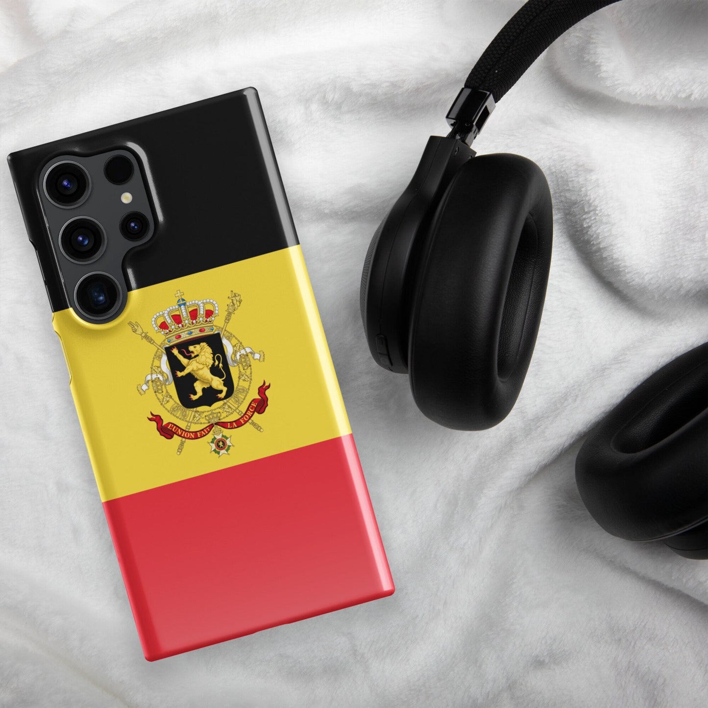 Belgium Flag Samsung Galaxy Phone Case for Samsung S24 and Samsung S23 for Patriots - Raiden Gate Design