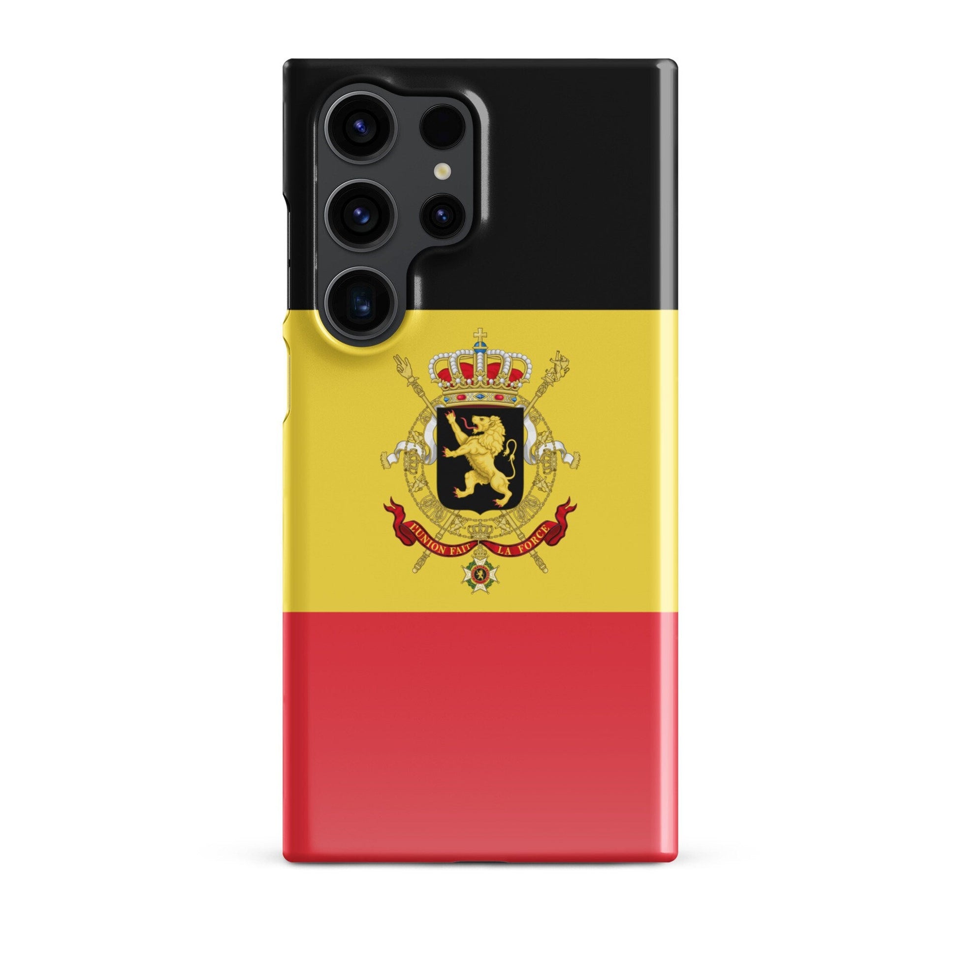 Belgium Flag Samsung Galaxy Phone Case for Samsung S24 and Samsung S23 for Patriots - Raiden Gate Design