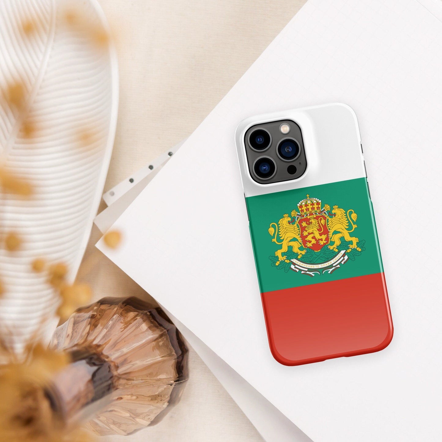 Bulgaria Flag | Aesthetic Phone Case | iPhone 15 Pro Max | Patriotic Phone Case | Tough Case - Raiden Gate Design