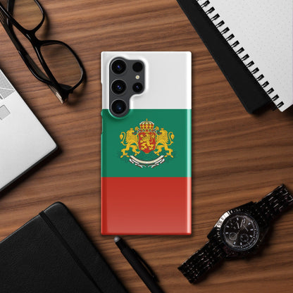 Bulgaria Flag Samsung Galaxy Phone Case for Samsung S24 and Samsung S23 for Patriots - Raiden Gate Design