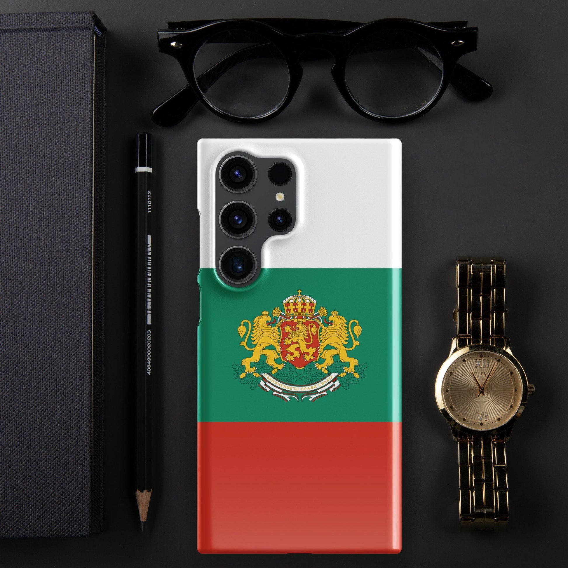 Bulgaria Flag Samsung Galaxy Phone Case for Samsung S24 and Samsung S23 for Patriots - Raiden Gate Design