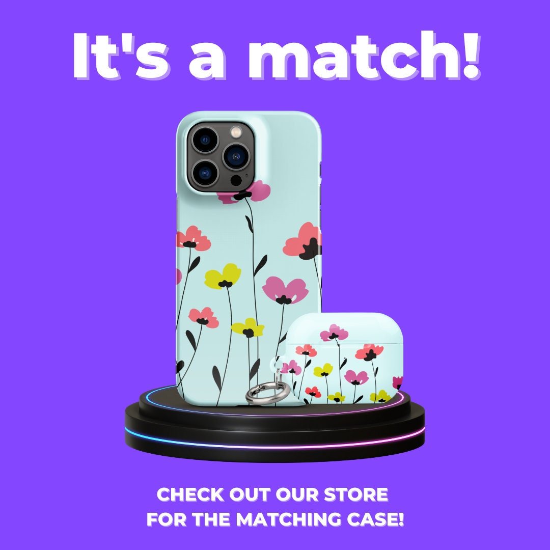 Colorful Flowers Custom AirPods Pro Case | Tough AirPods Case - Raiden Gate Design