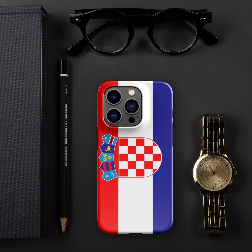 Croatia Flag | Aesthetic Phone Case | iPhone 15 Pro Max | Patriotic Phone Case | Tough Case - Raiden Gate Design