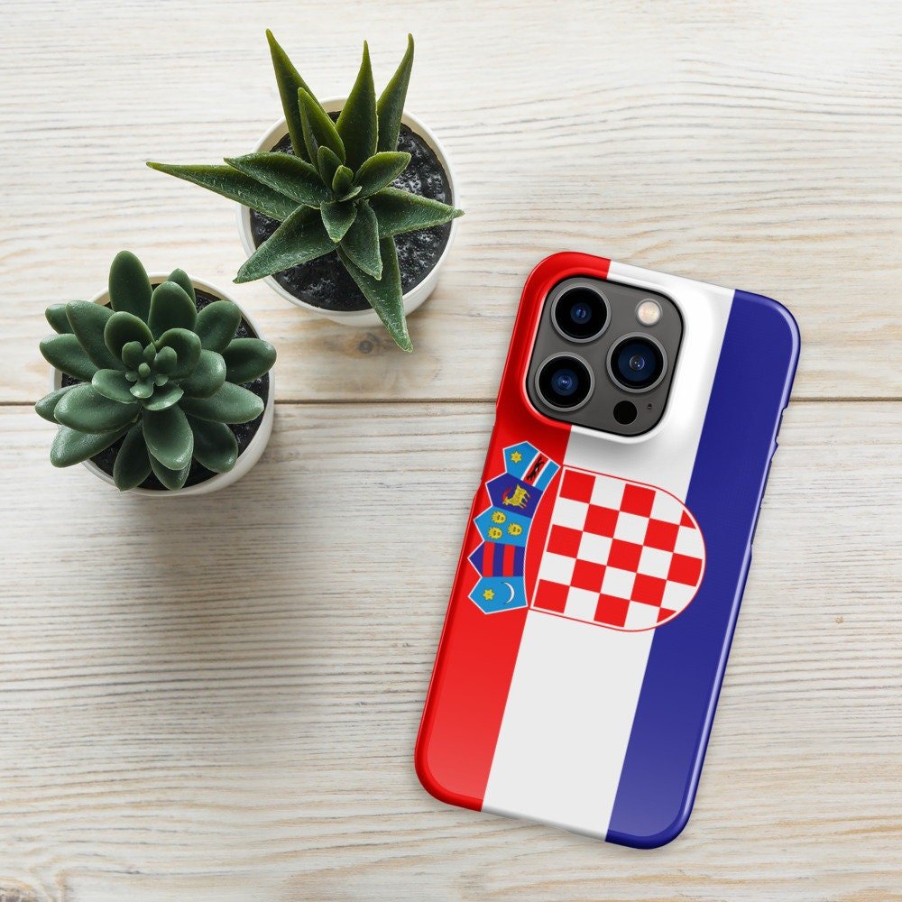 Croatia Flag | Aesthetic Phone Case | iPhone 15 Pro Max | Patriotic Phone Case | Tough Case - Raiden Gate Design