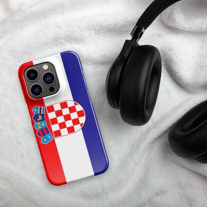 Croatia Flag | Aesthetic Phone Case | iPhone 15 Pro Max | Patriotic Phone Case | Tough Case - Raiden Gate Design