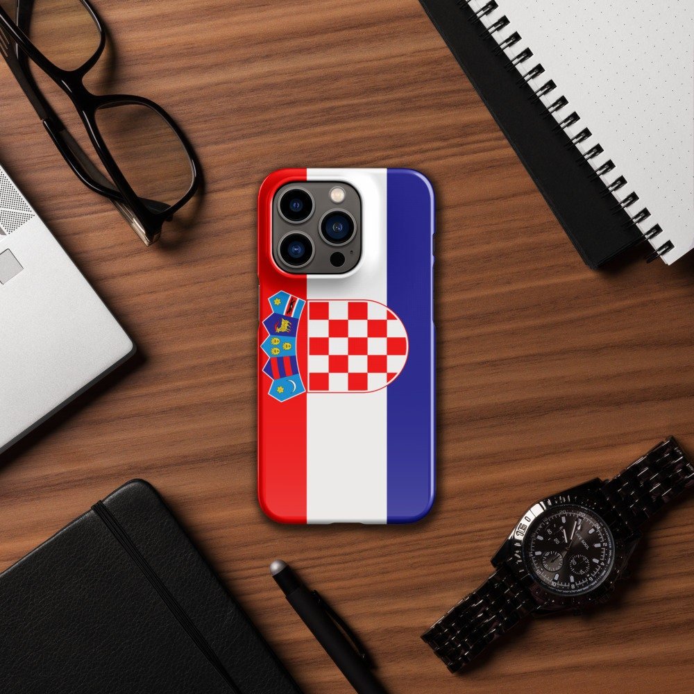 Croatia Flag | Aesthetic Phone Case | iPhone 15 Pro Max | Patriotic Phone Case | Tough Case - Raiden Gate Design