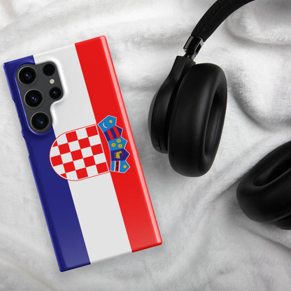 Croatia Flag Samsung Galaxy Phone Case for Samsung S24 and Samsung S23 for Patriots - Raiden Gate Design