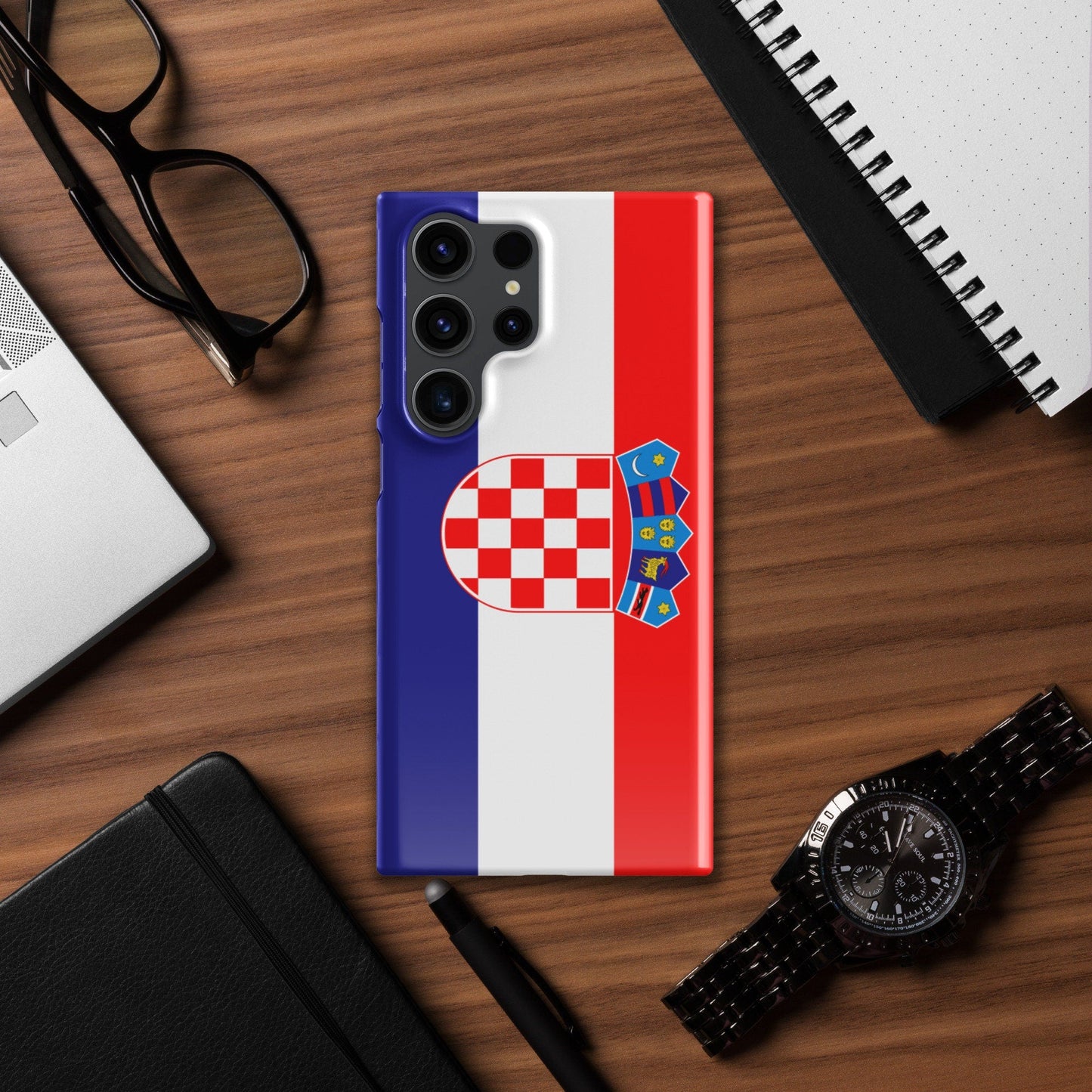 Croatia Flag Samsung Galaxy Phone Case for Samsung S24 and Samsung S23 for Patriots - Raiden Gate Design