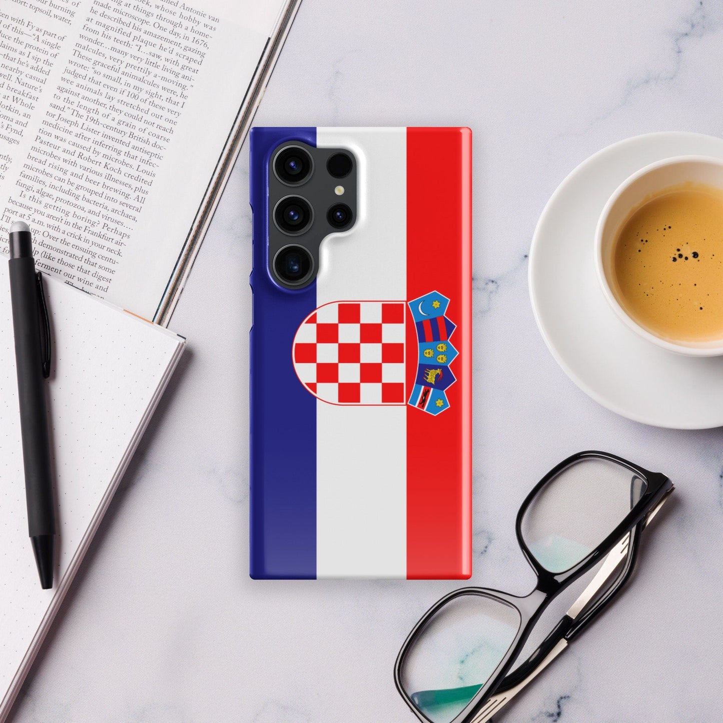 Croatia Flag Samsung Galaxy Phone Case for Samsung S24 and Samsung S23 for Patriots - Raiden Gate Design