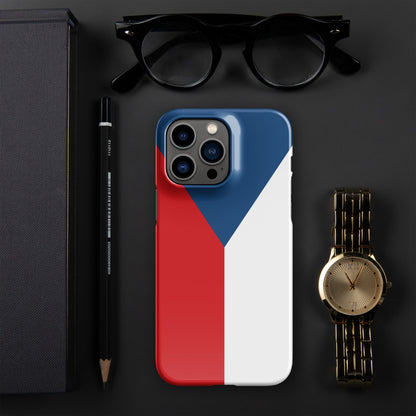 Czechia Flag | Aesthetic Phone Case | iPhone 15 Pro Max | Patriotic Phone Case | Tough Case - Raiden Gate Design