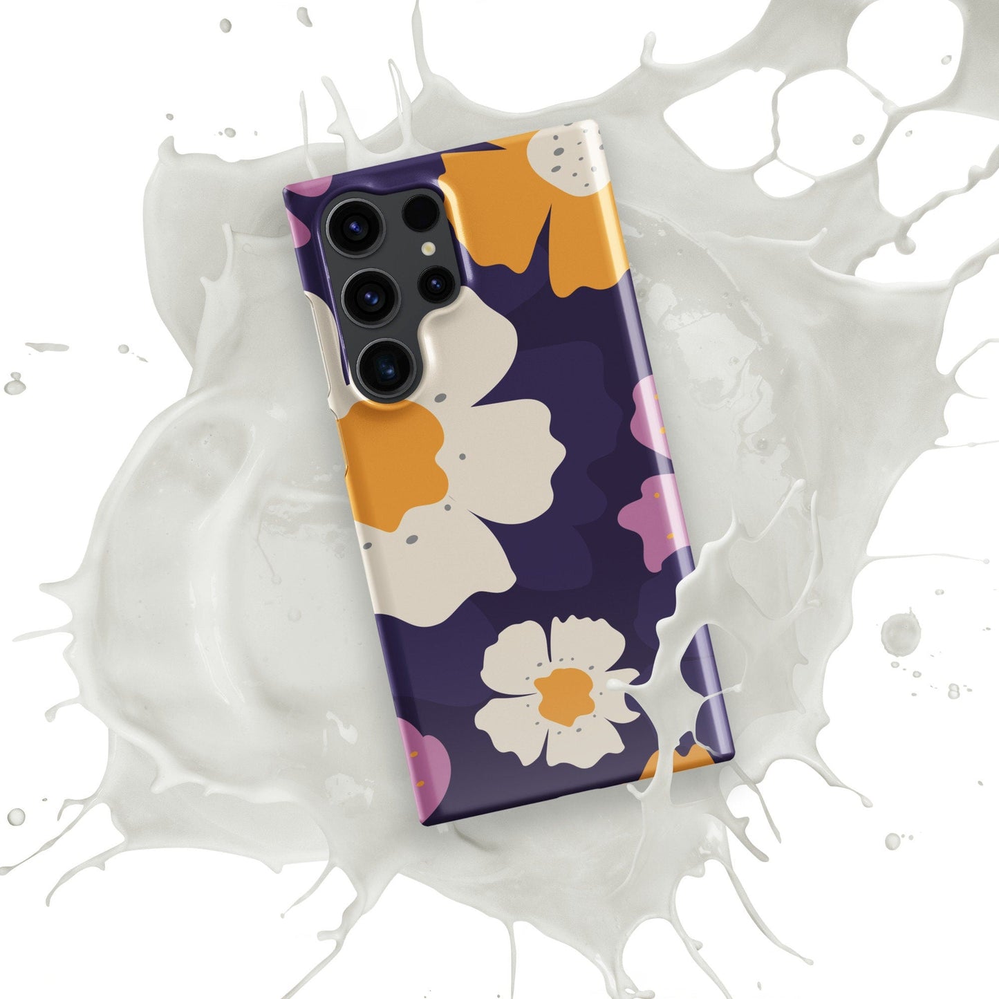 Delicate Flowers Samsung Galaxy S24 Ultra Case - Floral Phone Case for Slim Protection - Raiden Gate Design