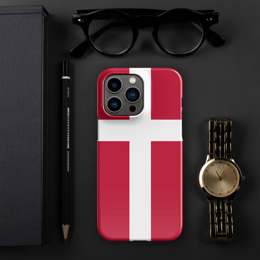 Denmark Flag | Aesthetic Phone Case | iPhone 15 Pro Max | Patriotic Phone Case | Tough Case - Raiden Gate Design