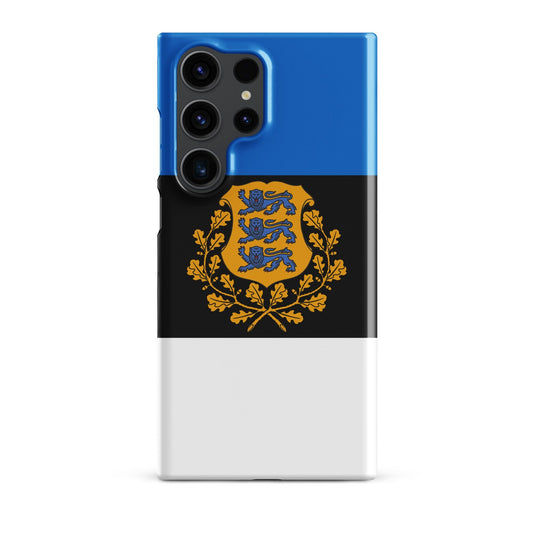 Estonia Flag Samsung Galaxy Phone Case for Samsung S24 and Samsung S23 for Patriots - Raiden Gate Design