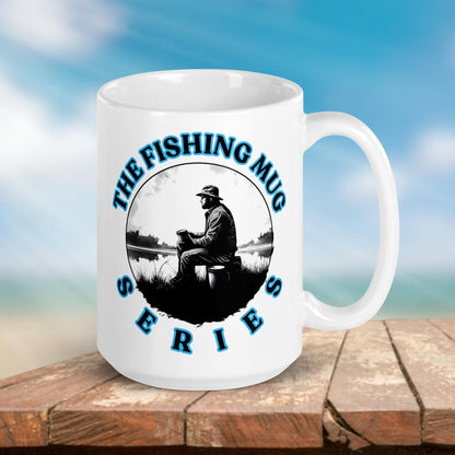 Fishing Mug: "Bait, Hook, Coffee." | Angler Mug | Fishing Coffee Mug | Dad Gift - Raiden Gate Design