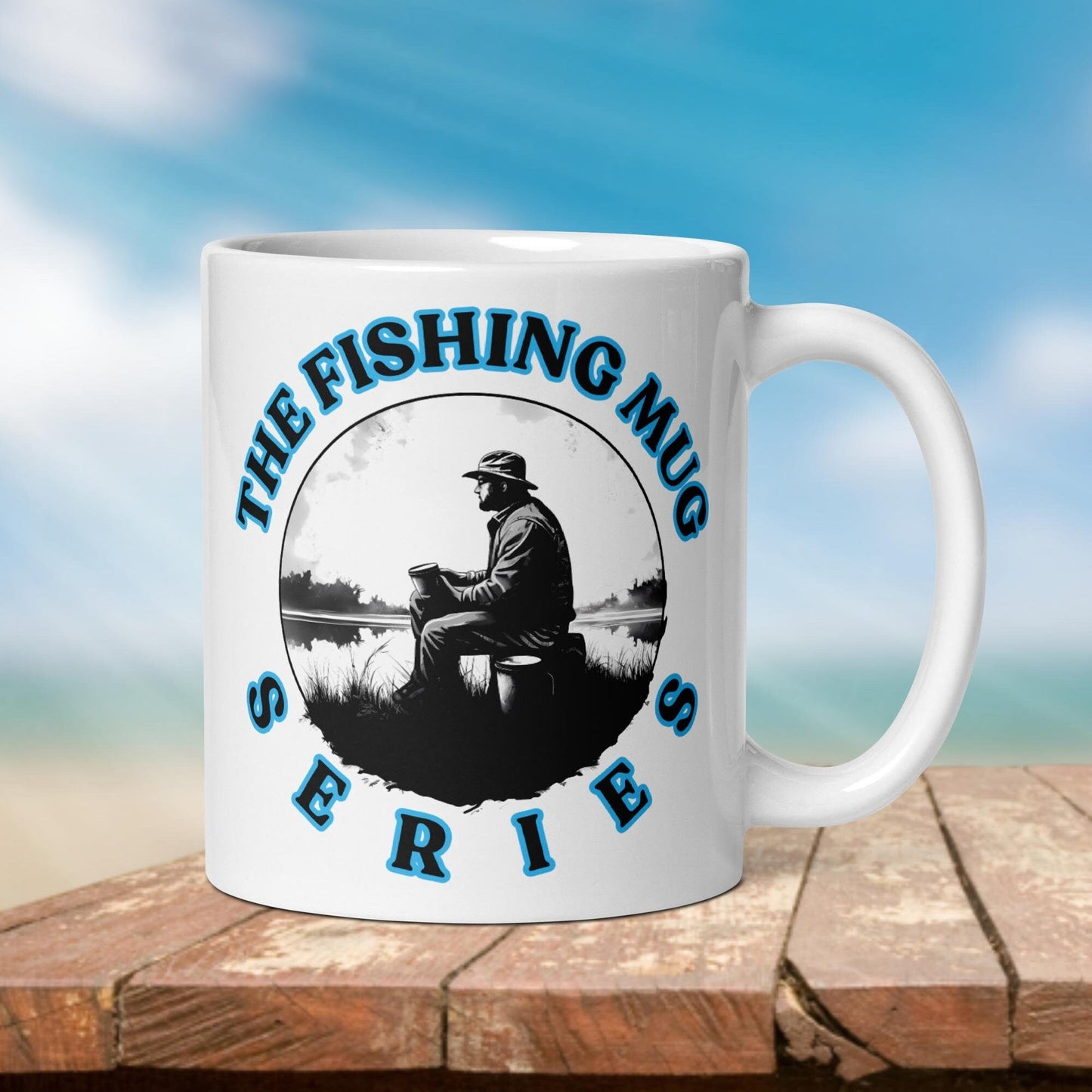 Fishing Mug: "Bait, Hook, Coffee." | Angler Mug | Fishing Coffee Mug | Dad Gift - Raiden Gate Design