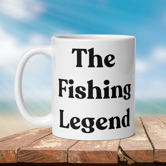 Fishing Mug: “Fishing Legend.” | Angler Mug | Fishing Coffee Mug | Dad Gift - Raiden Gate Design