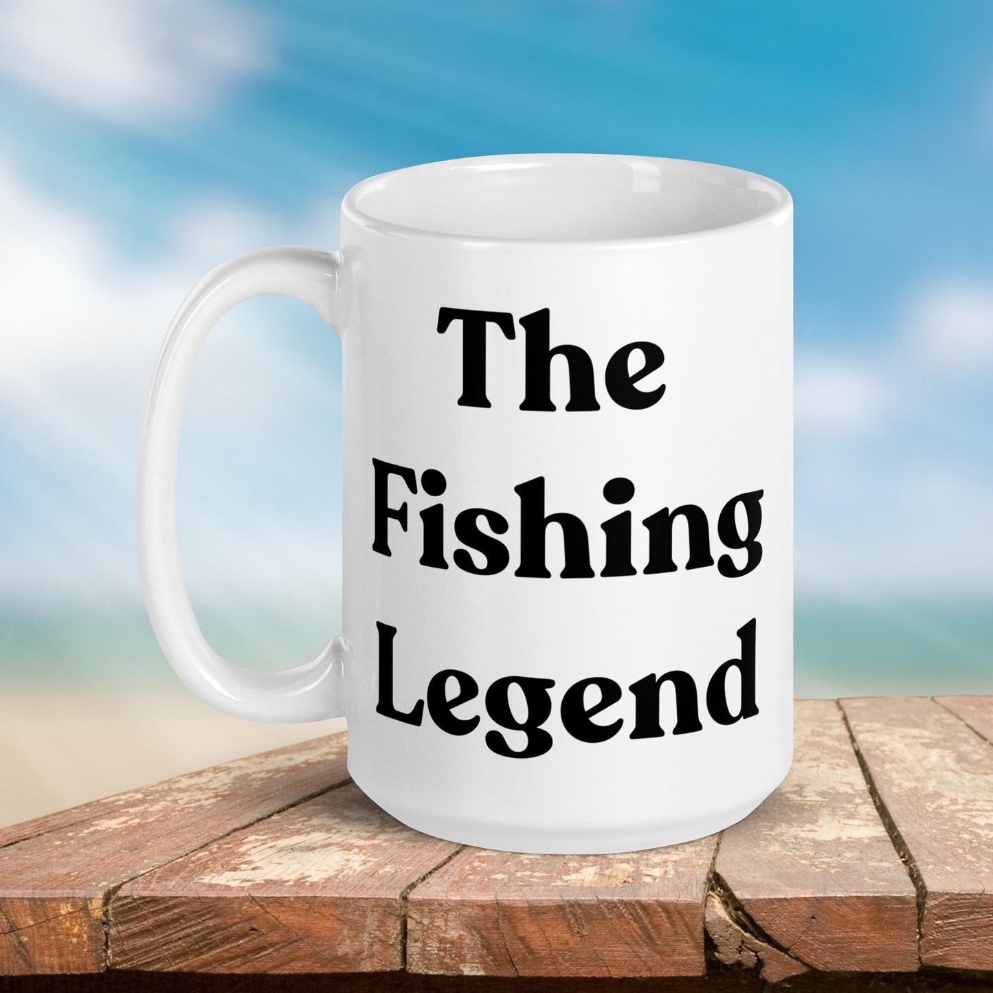 Fishing Mug: “Fishing Legend.” | Angler Mug | Fishing Coffee Mug | Dad Gift - Raiden Gate Design