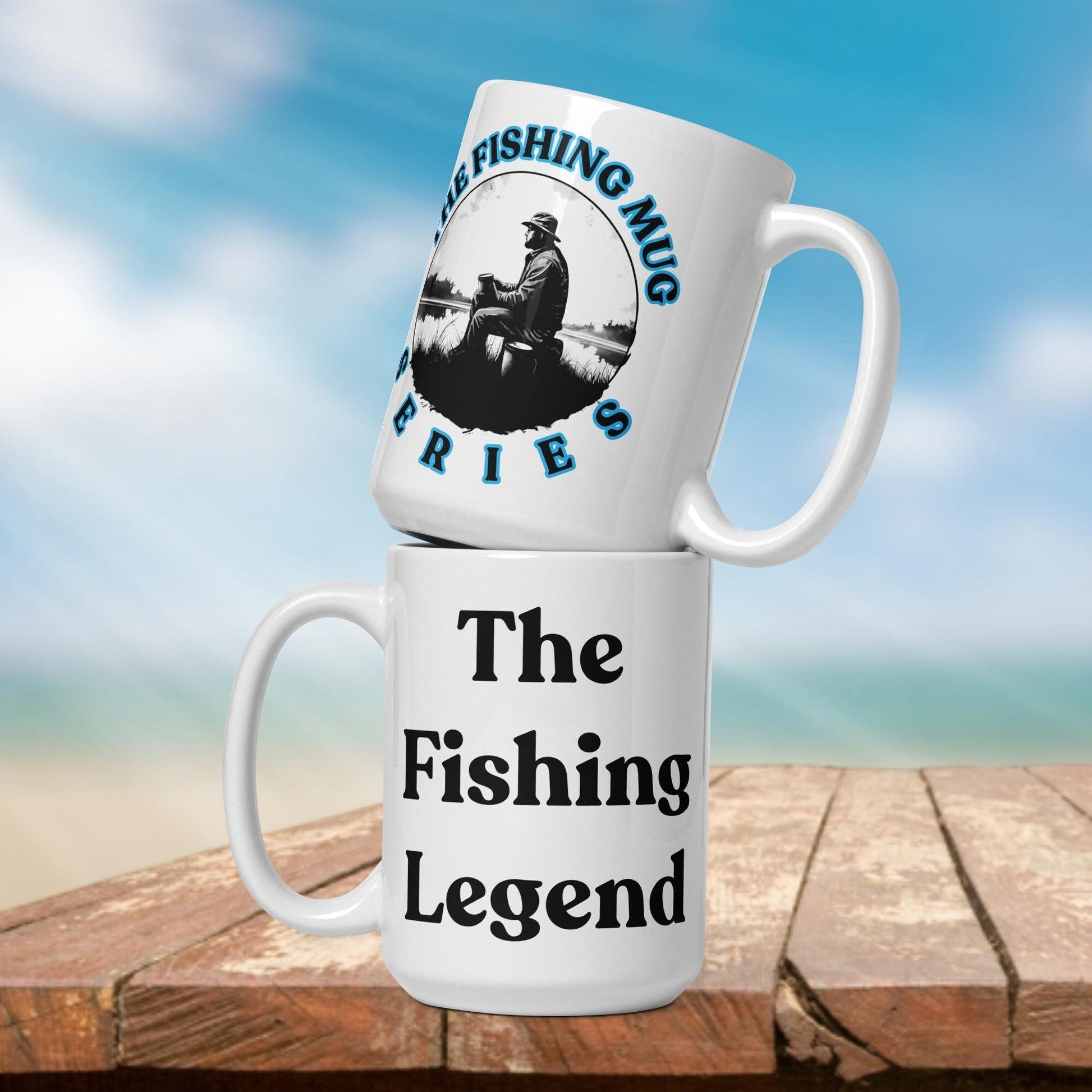 Fishing Mug: “Fishing Legend.” | Angler Mug | Fishing Coffee Mug | Dad Gift - Raiden Gate Design