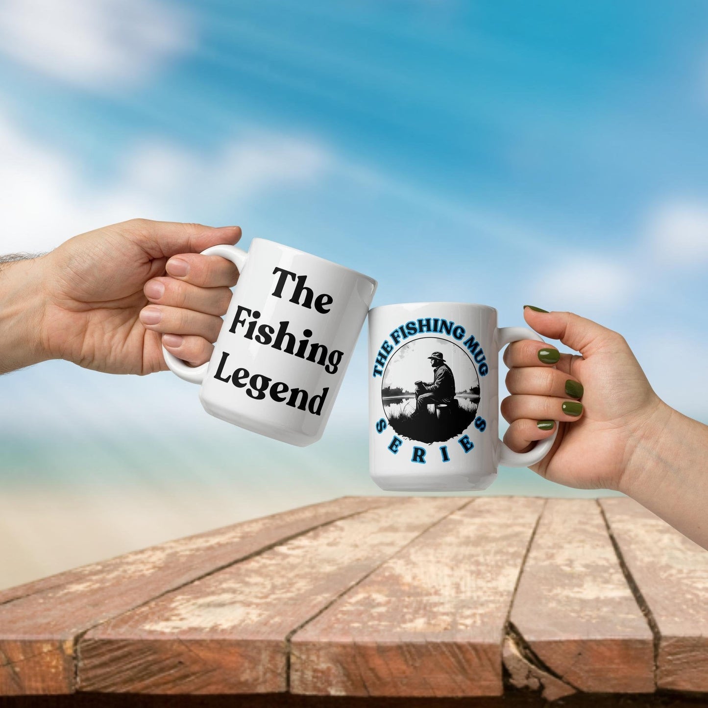 Fishing Mug: “Fishing Legend.” | Angler Mug | Fishing Coffee Mug | Dad Gift - Raiden Gate Design