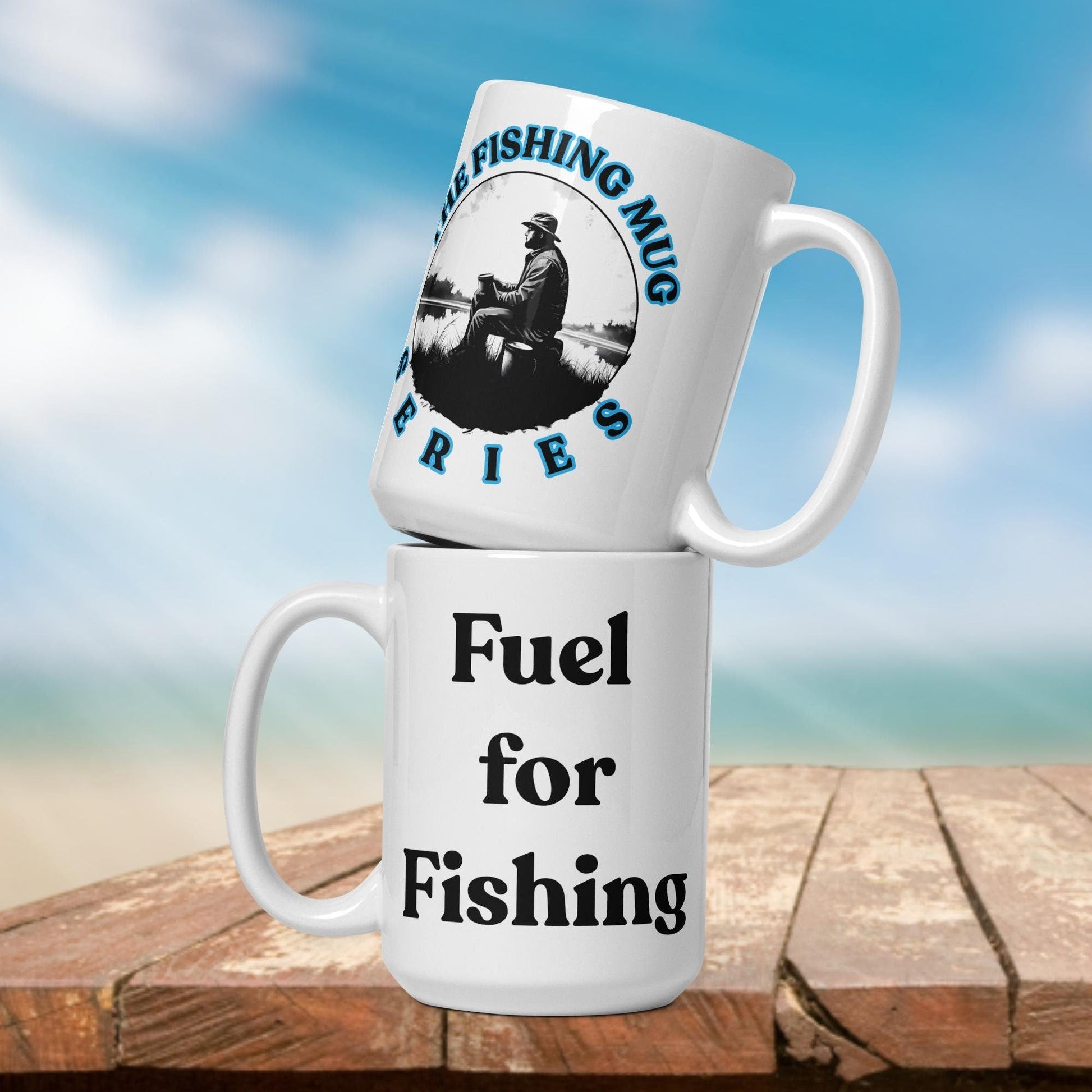 Fishing Mug: “Fuel for Fishing.” | Angler Mug | Fishing Coffee Mug | Dad Gift - Raiden Gate Design