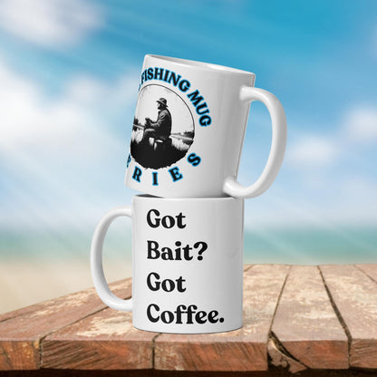 Fishing Mug: “Got Bait? Got Coffee.” | Angler Mug | Fishing Coffee Mug | Dad Gift - Raiden Gate Design