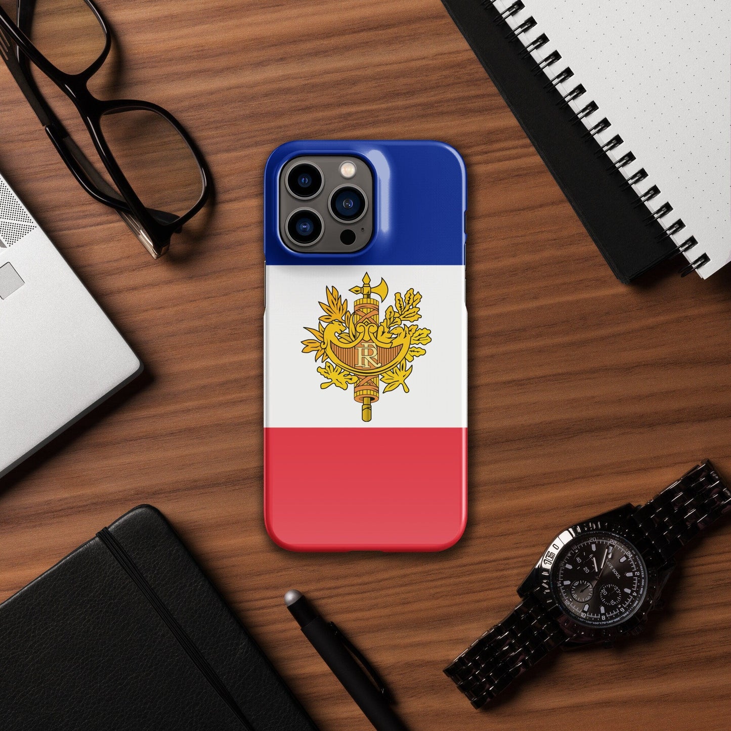 France Flag | Aesthetic Phone Case | iPhone 15 Pro Max | Patriotic Phone Case | Tough Case - Raiden Gate Design