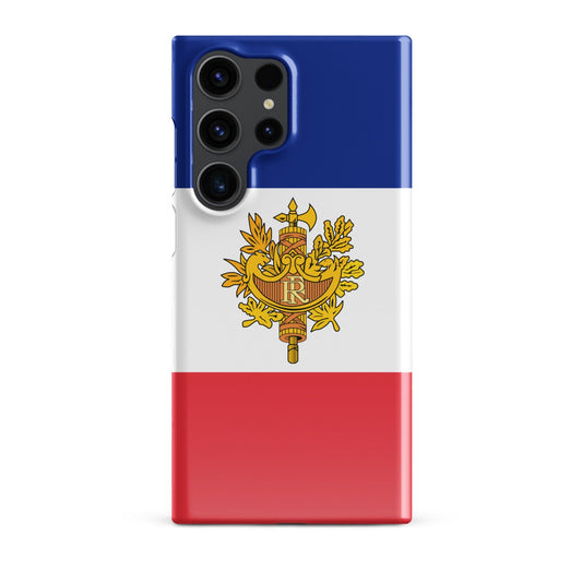 France Flag Samsung Galaxy Phone Case for Samsung S24 and Samsung S23 for Patriots - Raiden Gate Design