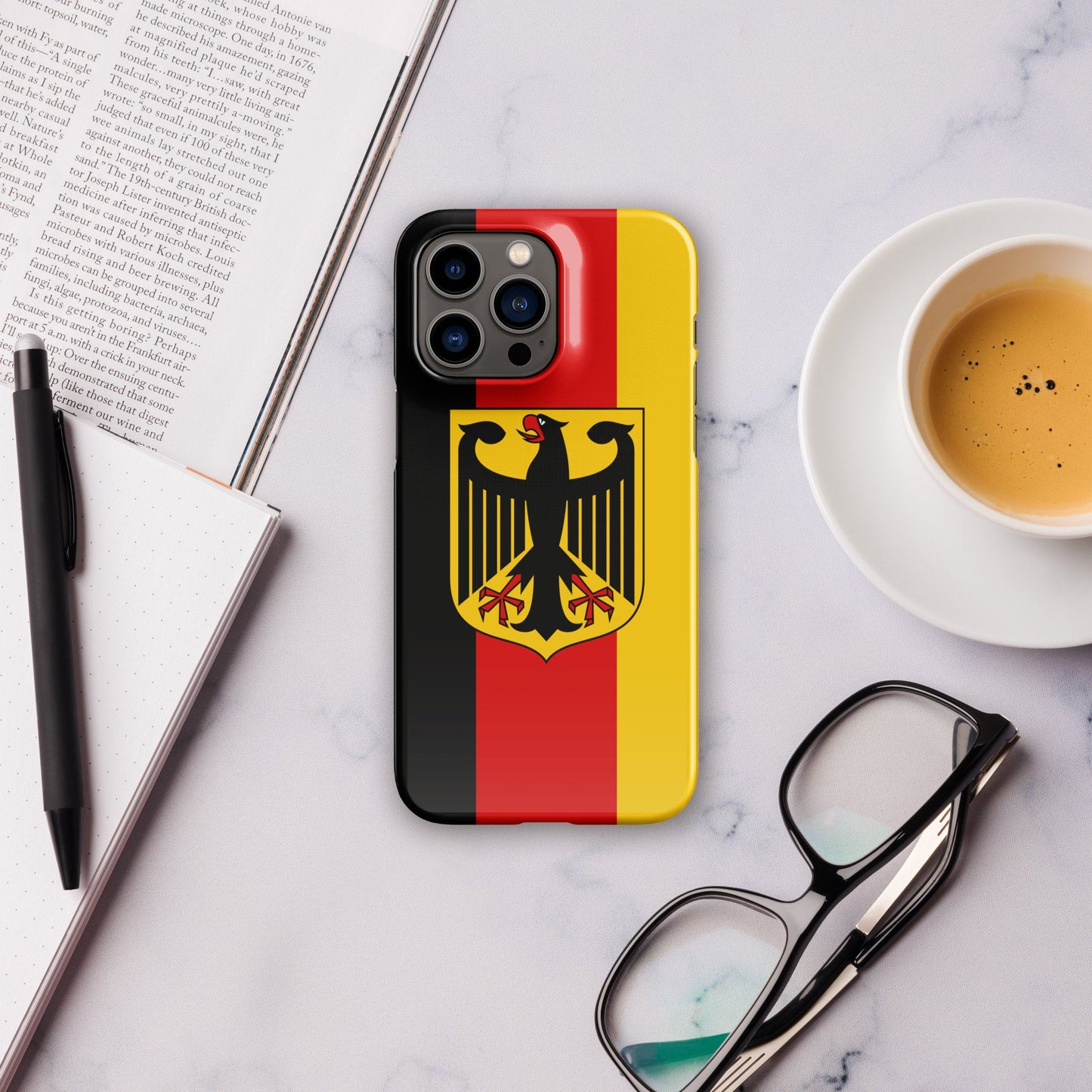 German Flag | Aesthetic Phone Case | iPhone 15 Pro Max | Patriotic Phone Case | Tough Case - Raiden Gate Design