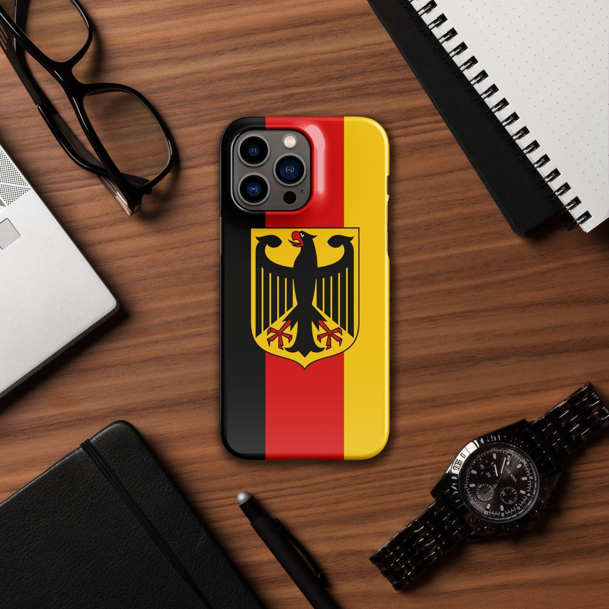 German Flag | Aesthetic Phone Case | iPhone 15 Pro Max | Patriotic Phone Case | Tough Case - Raiden Gate Design