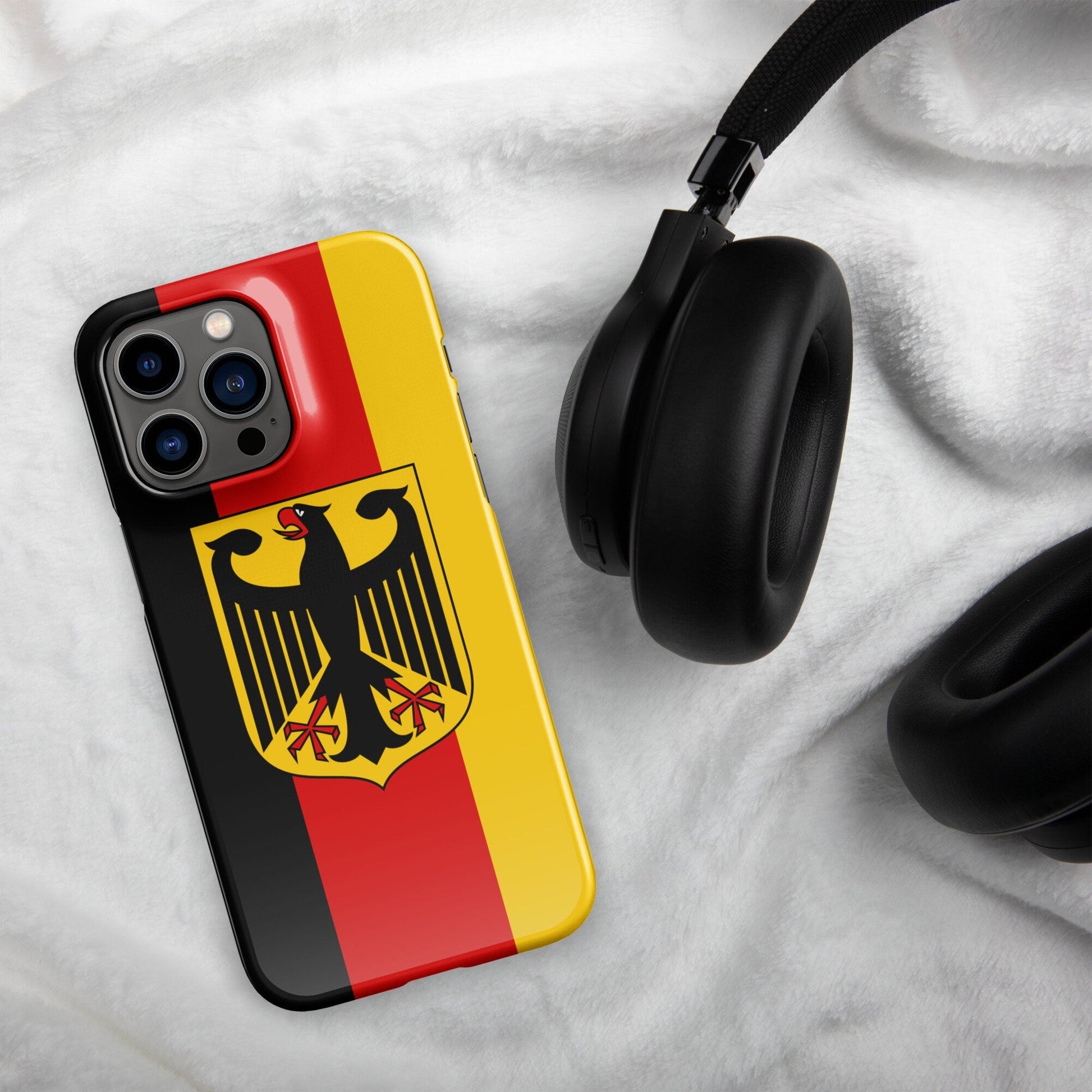 German Flag | Aesthetic Phone Case | iPhone 15 Pro Max | Patriotic Phone Case | Tough Case - Raiden Gate Design