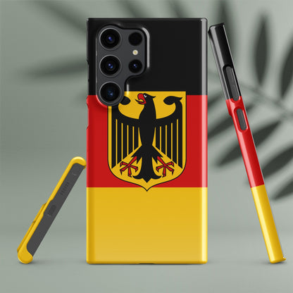 German Flag Samsung Galaxy Phone Case for Samsung S24 and Samsung S23 for Patriots - Raiden Gate Design