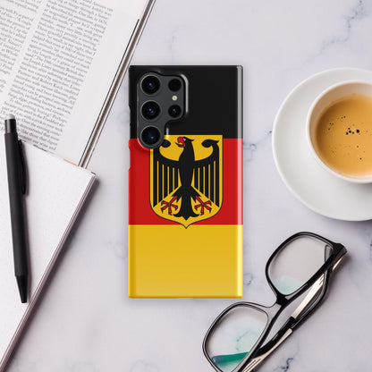 German Flag Samsung Galaxy Phone Case for Samsung S24 and Samsung S23 for Patriots - Raiden Gate Design