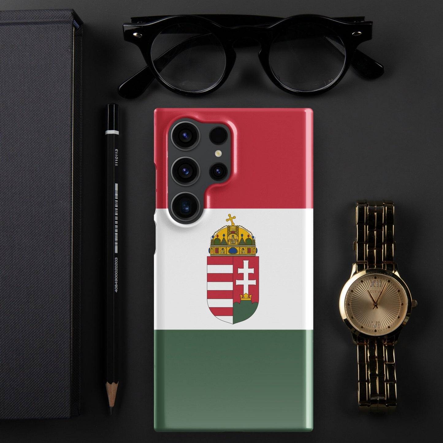 Hungary Flag Samsung Galaxy Phone Case for Samsung S24 and Samsung S23 for Patriots - Raiden Gate Design